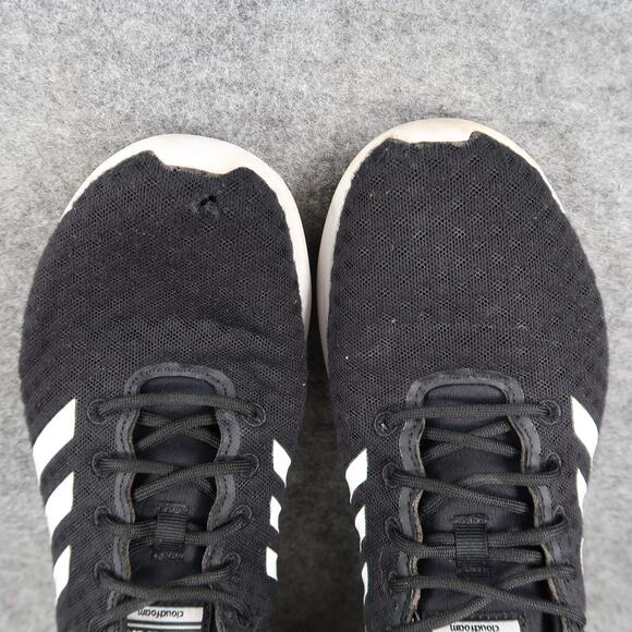 Adidas Shoes Womens 8.5 Cloudfoam Sneakers Athletic Trainer Casual Running Black - Picture 9 of 14
